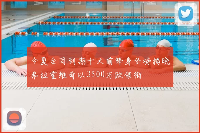 今夏合同到期十大前锋身价榜揭晓弗拉霍维奇以3500万欧领衔